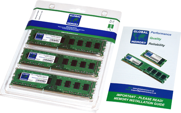 12GB (3 x 4GB) DDR3 1600MHz PC3-12800 240-PIN DIMM MEMORY RAM KIT FOR DELL DESKTOPS